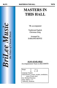 cover Masters in This Hall TB choral sheet music cover